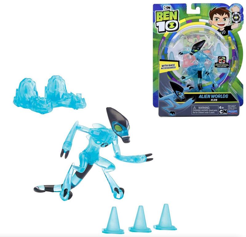 Figuras De Ação Ben 10 - Boneco XLR8 - Original Sunny - Playmates
